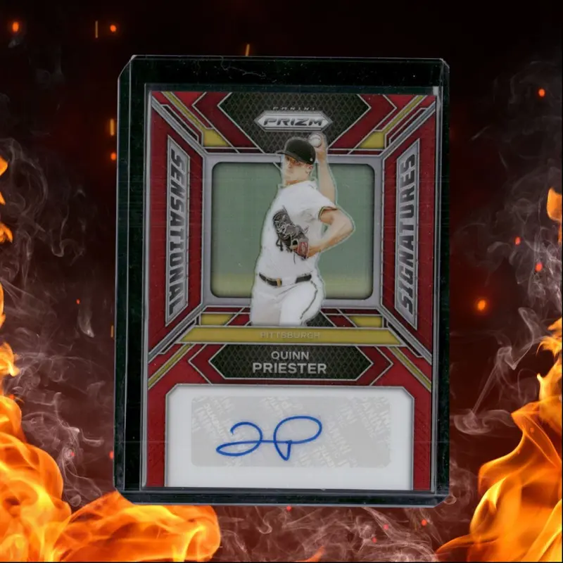 2024 Panini Prizm Quinn Priester Sensational Signatures Red Prizm Auto 89/99