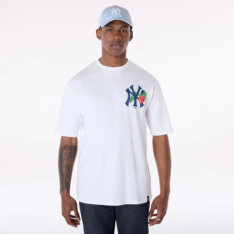 New Era - MLB Fruit Graphic - T-Shirt  - New York Yankees - Off White