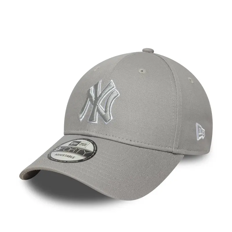 New York Yankees MLB Outline Grey 9FORTY Adjustable Cap