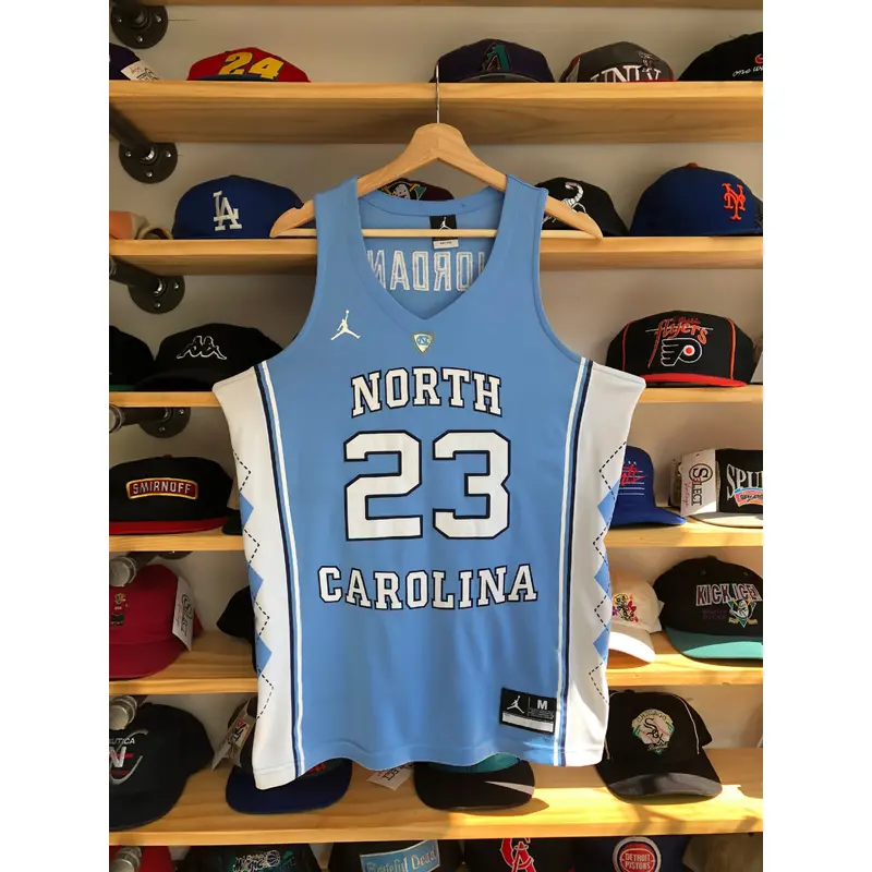 Vintage Jordan Brand UNC North Carolina Michael Jordan Jersey Size Medium