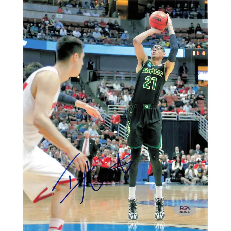 ISAIAH AUSTIN signed 8x10 photo PSA/DNA Baylor Autographed