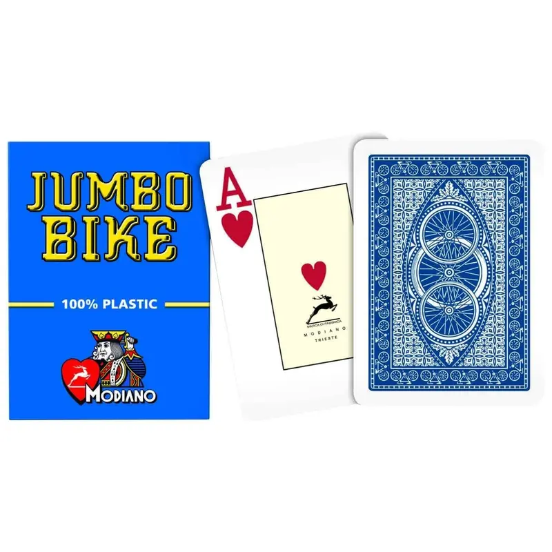 Modiano Jumbo Bike Poker Cards 9Ball India | Kibi Sports