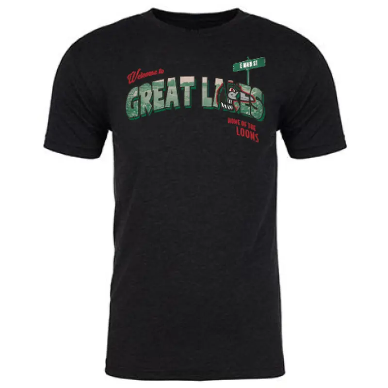 Great Lakes Loons 108 Stitches Postcard Tee