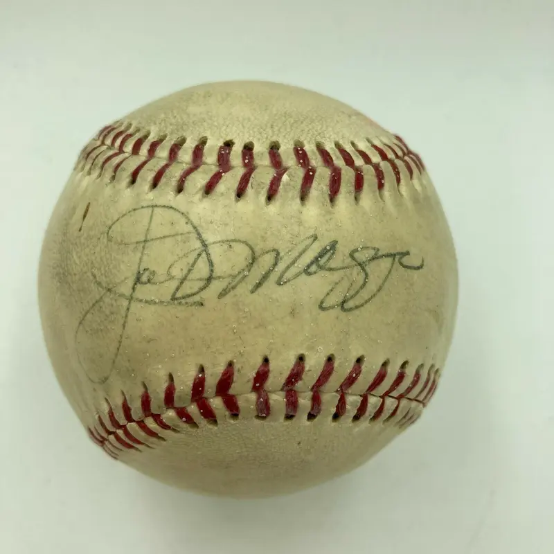 1970's Joe Dimaggio Signed Autographed Wilson Official League Baseball JSA COA