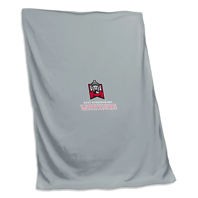 East Stroudsburg Charcoal Sweatshirt Blanket (Screened)