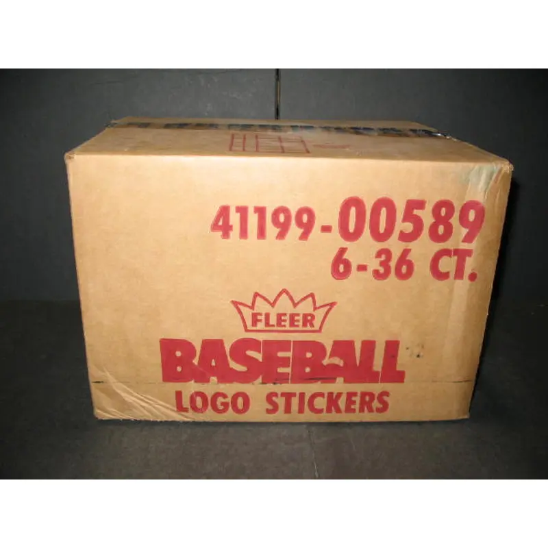 1989 Fleer Baseball Unopened Wax Case (6 Box) (00589)