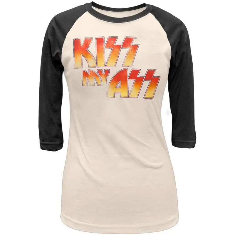 Kiss - My Ass Juniors Raglan