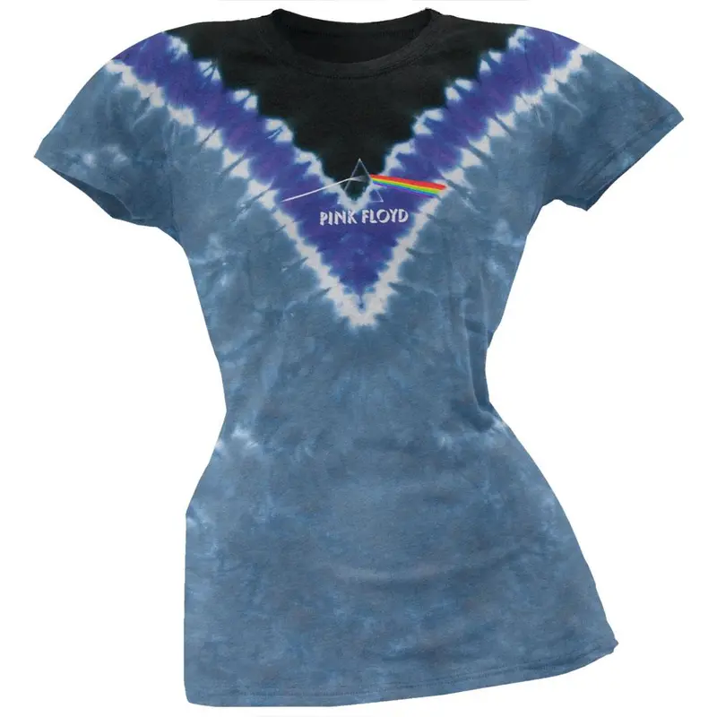 Pink Floyd - Dark Side V-Dye Juniors T-Shirt
