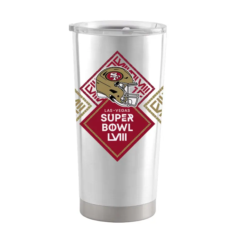 San Francisco 49ers 20oz SB 58 Bound Stainless Tumbler