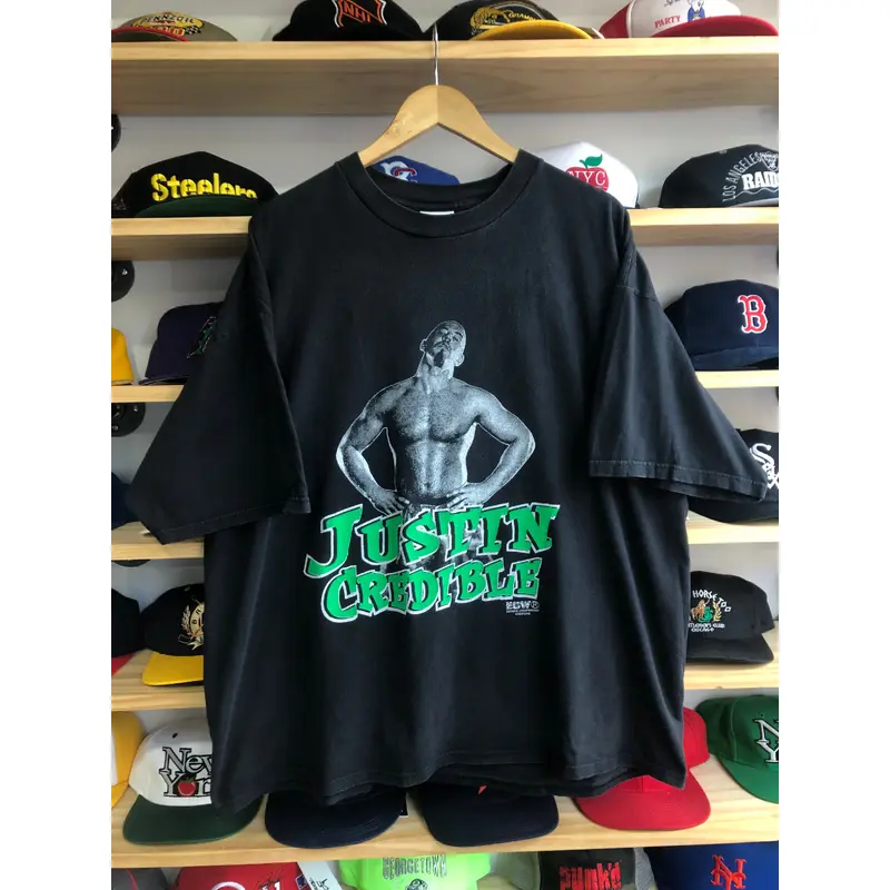 Vintage ECW Justin Credible Not Just The Coolest Wrestling Tee Size XL