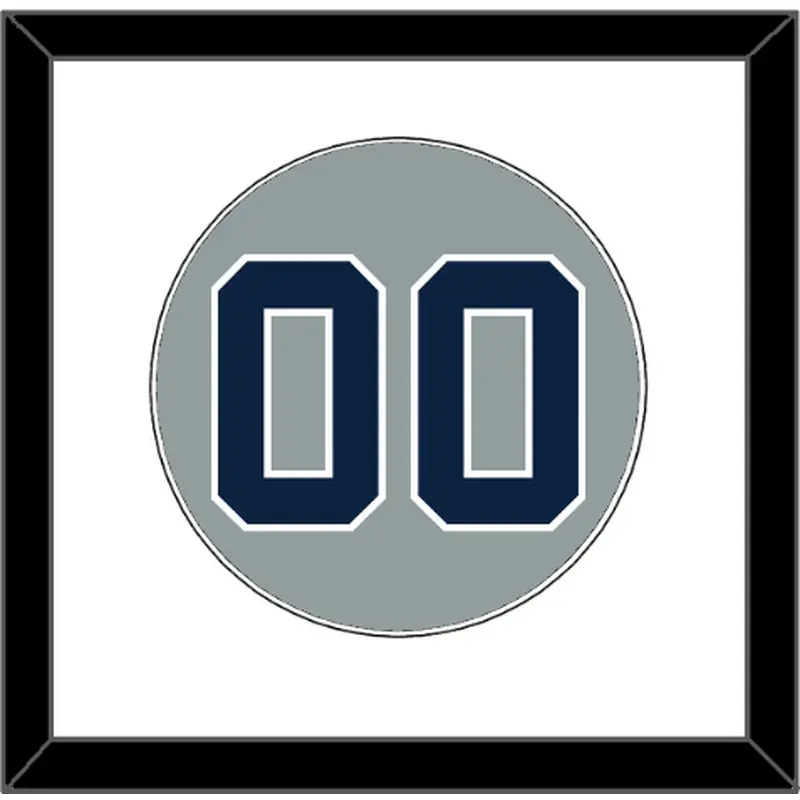 New York Number - Road Gray - Single Mat 1