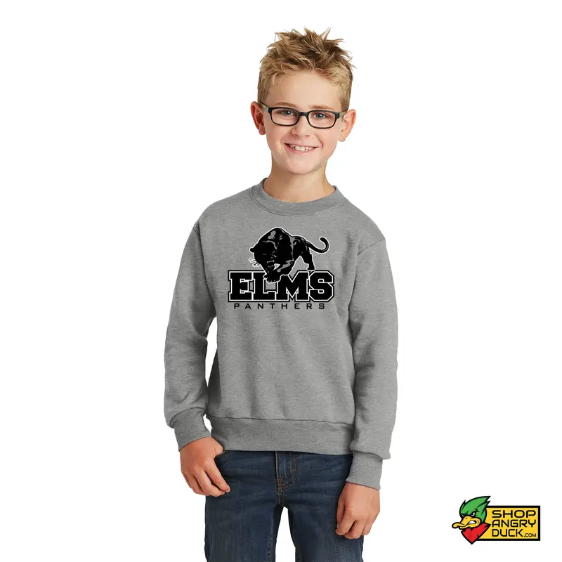 Elms Panthers Youth Crewneck 4