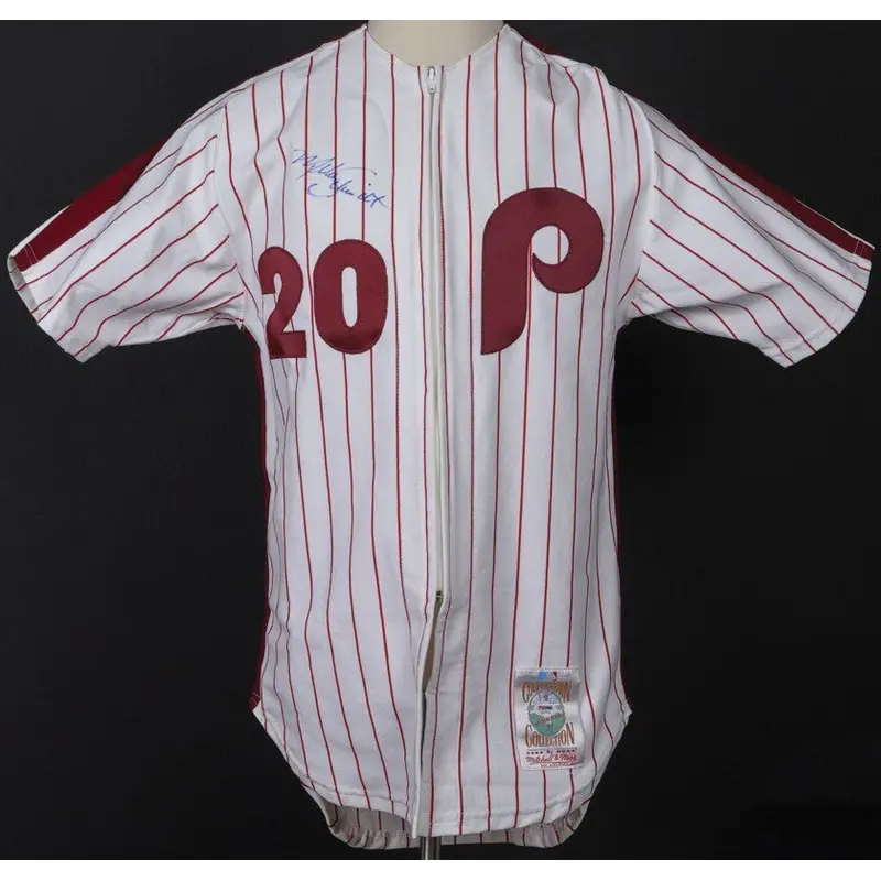 Mike Schmidt Signed Authentic Mitchell & Ness Philadelphia Phillies Jersey PSA