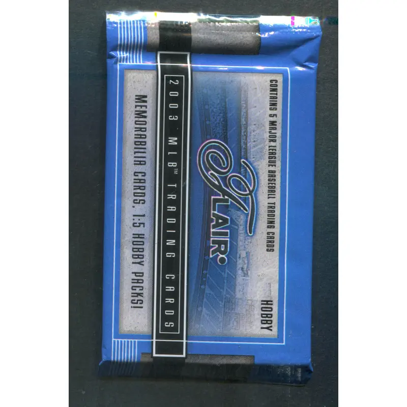 2003 Fleer Flair Baseball Unopend Pack (Hobby) (5)