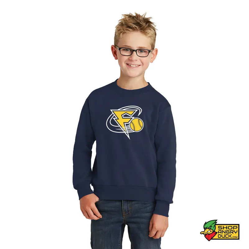 Force "F" Logo Youth Crewneck Sweatshirt