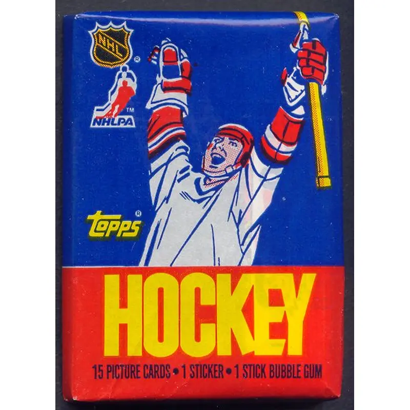 1986/87 Topps Hockey Unopened Wax Pack