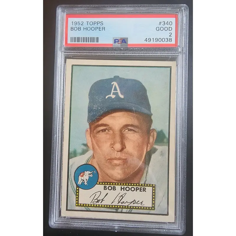 Bob Hooper 1952 Topps #340 PSA 2