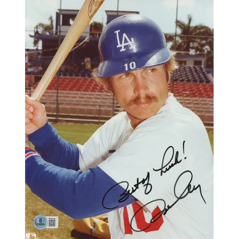 Dodgers Ron Cey "Best of Luck!" Authentic Signed 8x10 Photo BAS #BP56149
