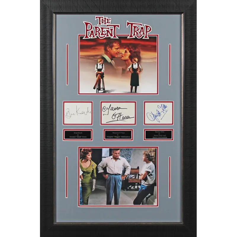 The Parent Trap (3) Mills, Keith & O'Hara Signed Framed Display BAS #AD04861