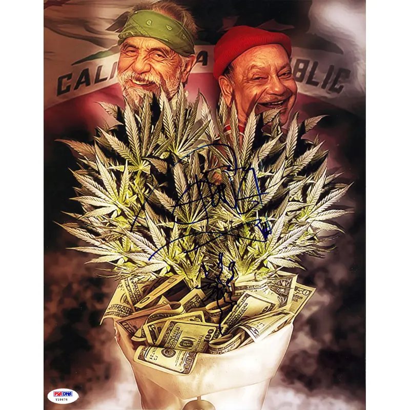 Tommy Chong Cheech & Chong Authentic Signed 11x14 Vertical Photo PSA/DNA #Y18676