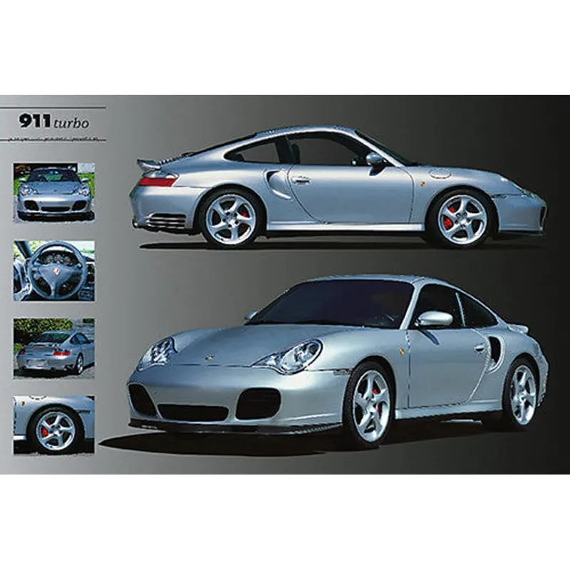 Porsche 911 GT2 Commemorative Wall Poster - Eurographics Inc.
