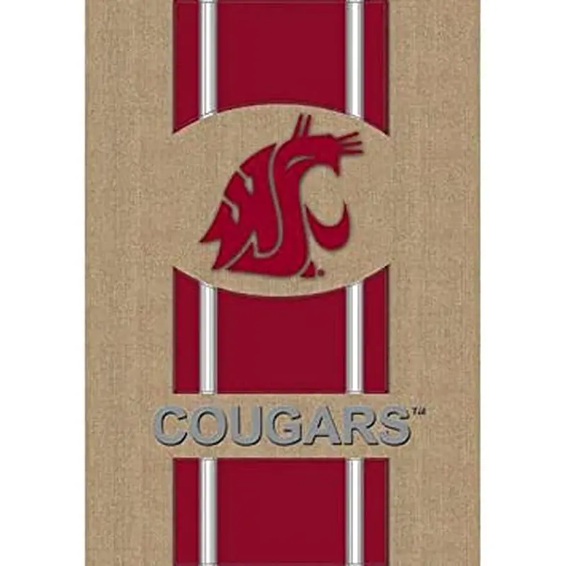 WSU Burlap Flag
