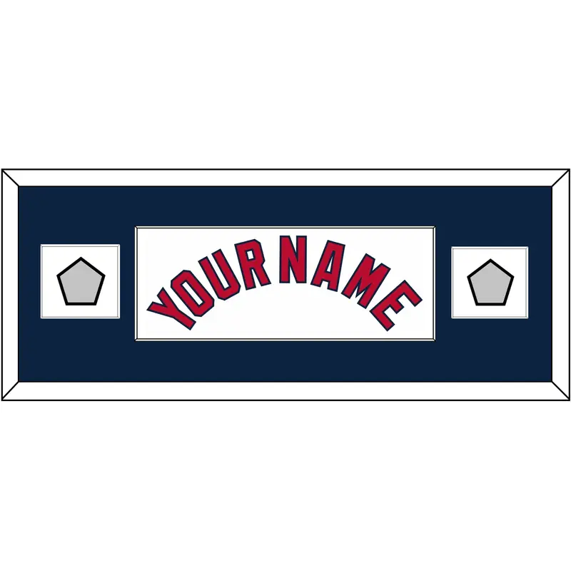St. Louis Name & 2 World Series Champions Patches - Home White (2006-2012) - Single Mat 4