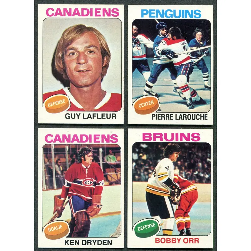 1975/76 Topps Hockey Complete Set EX NM (330) (24-637)