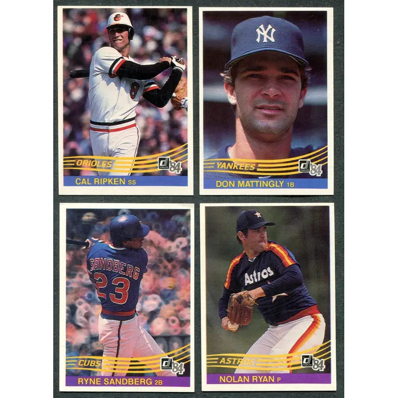 1984 Donruss Baseball Complete Set NM NM/MT(660) (23-342)