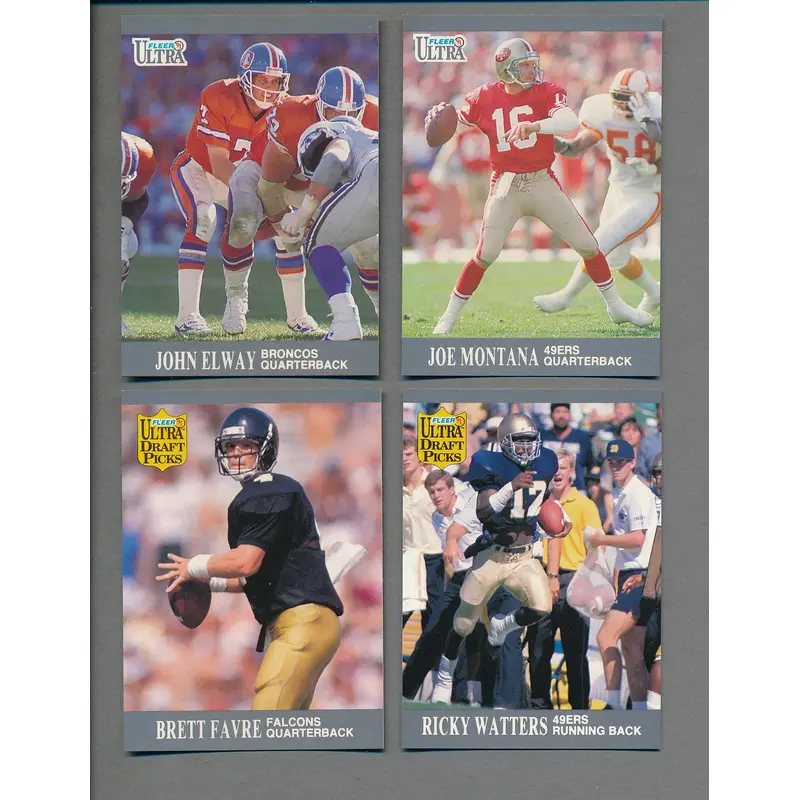 1991 Fleer Ultra Football Complete Set (300) NM/MT MT