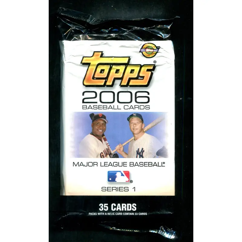 2006 Topps Baseball Unopened Series 1 Jumbo Pack (HTA) (35)