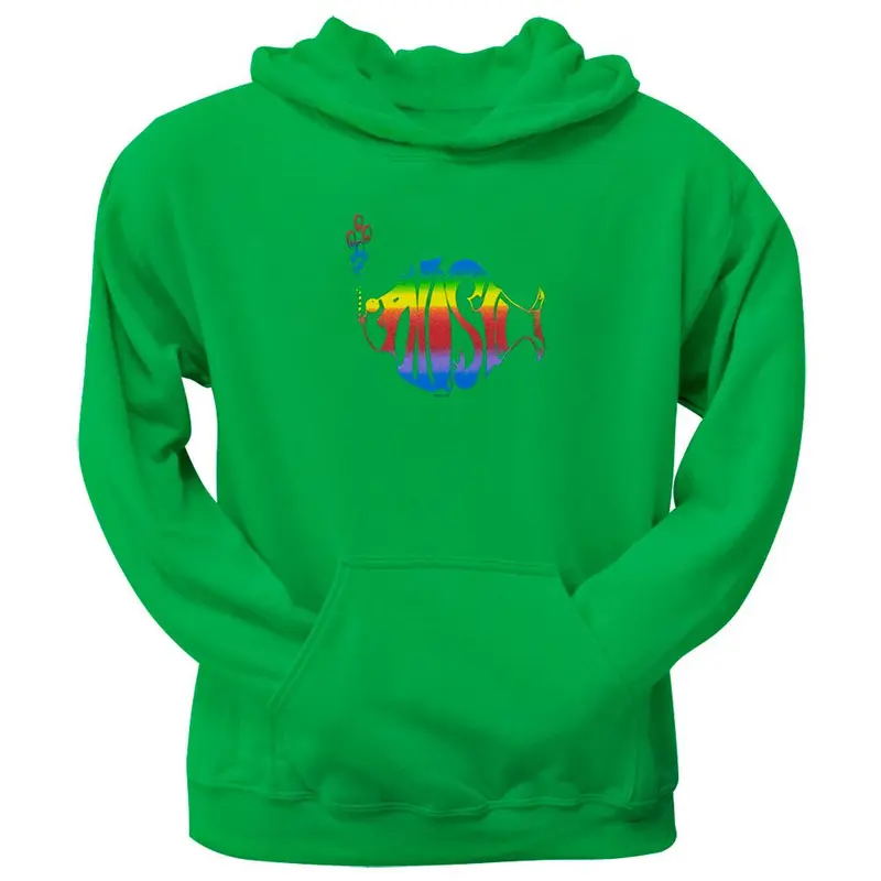 Phish - Rainbow Logo Kelly Green Pullover Hoodie