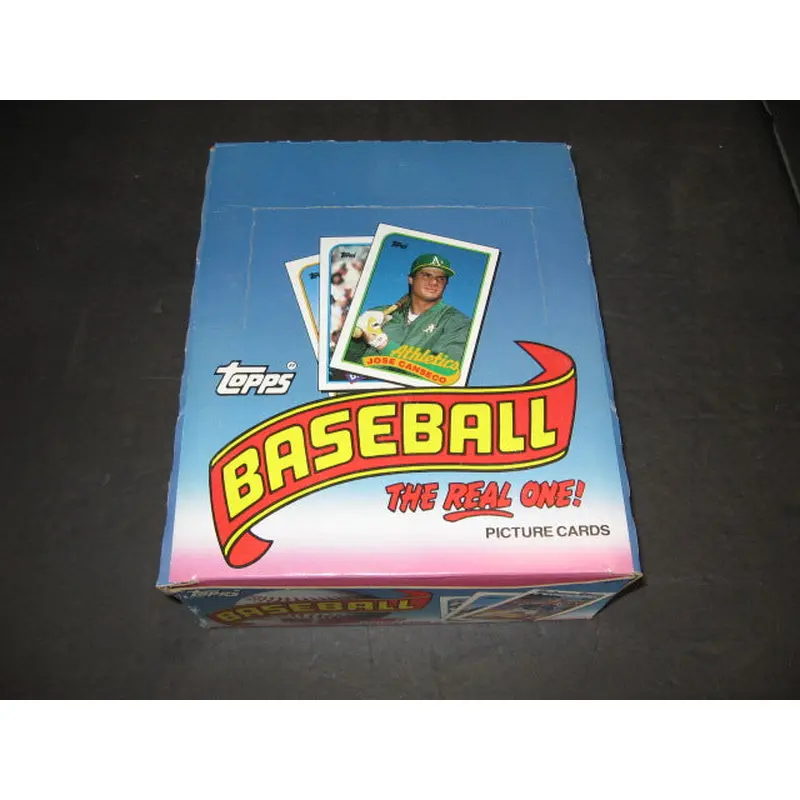 1989 Topps Baseball Unopened Rack Box