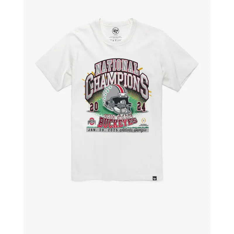 OHIO STATE BUCKEYES 2024 CFP NATIONAL CHAMPIONS '47 FRANKLIN TEE