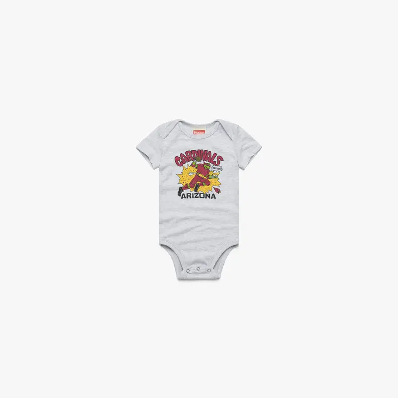 TMNT Raphael x Arizona Cardinals Baby One Piece