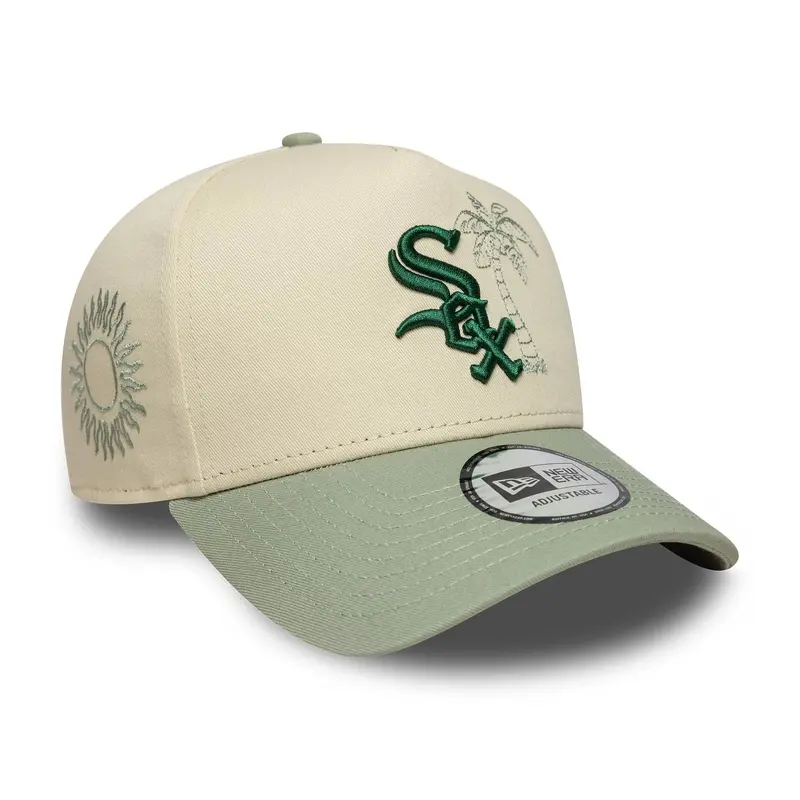 Chicago White Sox MLB Summer Icon Light Beige 9FORTY A-Frame Adjustable Cap