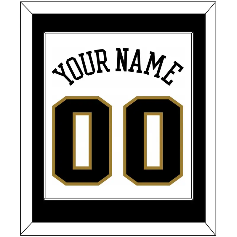 Wake Forest Basketball Name & Number - Home White (2006-2009) - Single Mat 1