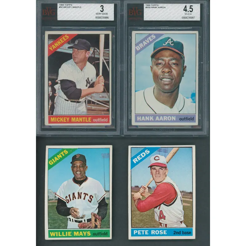 1966 Topps Baseball Near Set VG/EX EX (587/598) (23-96)