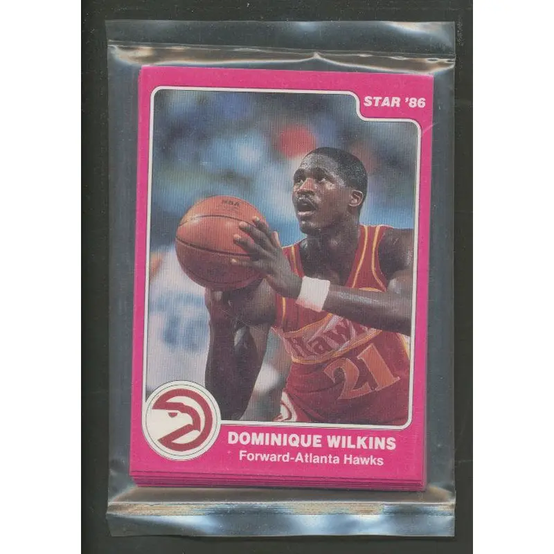 1985/86 Star Basketball Hawks Complete Bagged Set