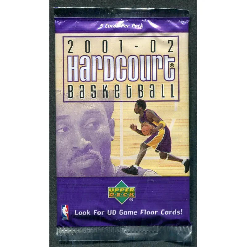 2001/02 Upper Deck Hardcourt Basketball Unopened Pack (Hobby) (5)