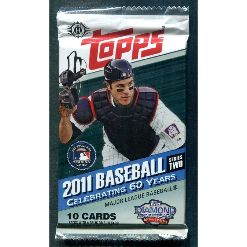 2011 Topps Baseball Unopened Series 2 Pack (Hobby) (10)