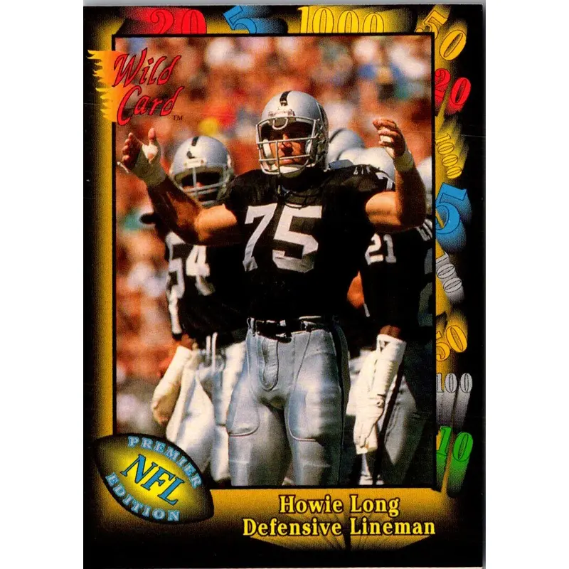 1991 Wild Card Howie Long #107