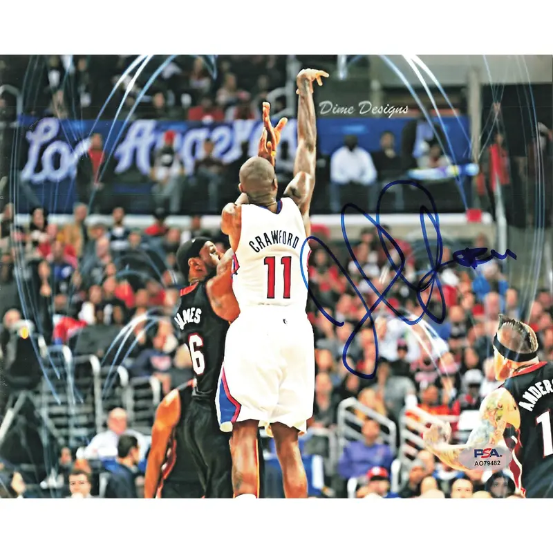 Jamal Crawford signed 8x10 photo PSA/DNA Los Angeles Clippers Autographed