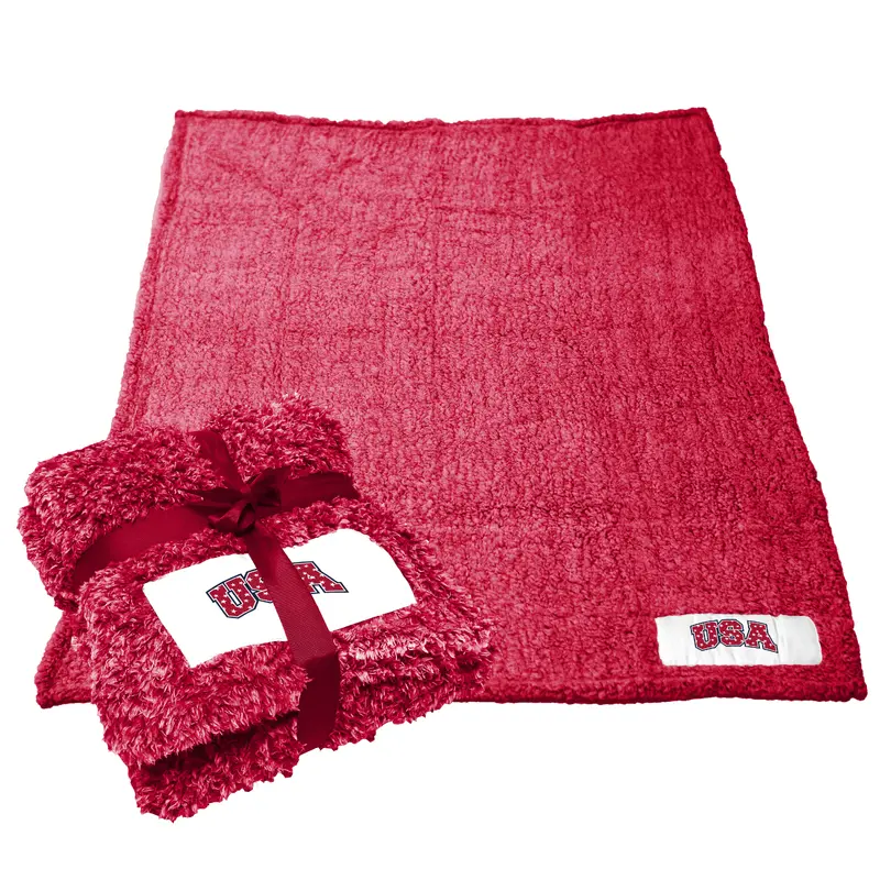 4th of July Color Red USA Frosty Fleece