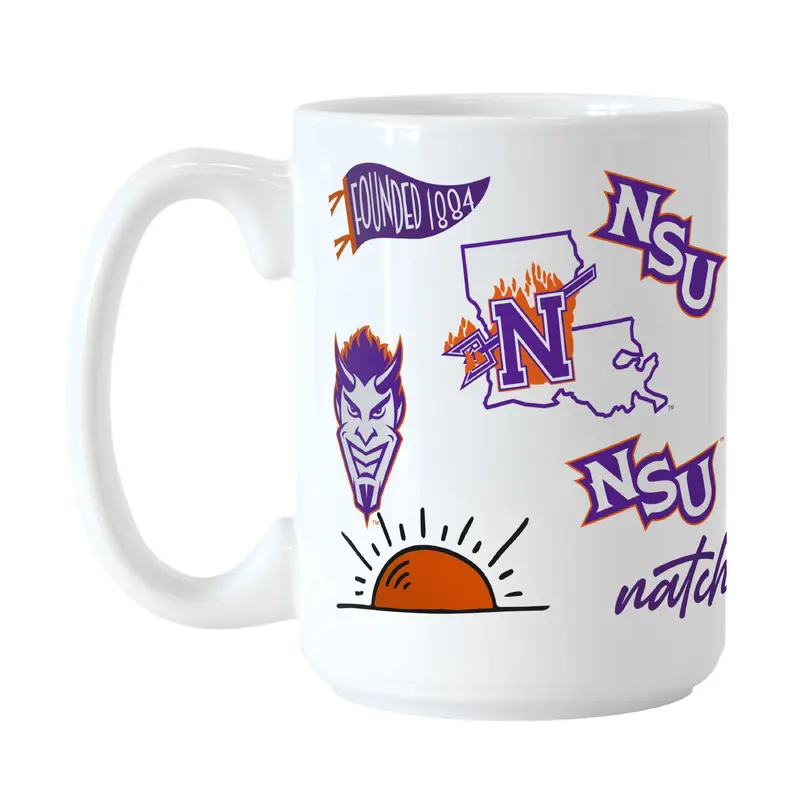 Northwestern State 15oz Native Sublimated Mug