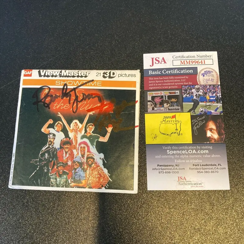 Randy Jones Felipe Rose Village People Signed Vintage View Master JSA COA