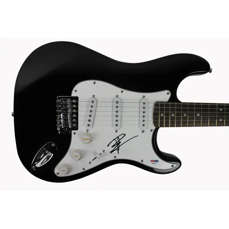 Synyster Gates Avenged Sevenfold Signed Black Electric Guitar PSA/DNA #T66917