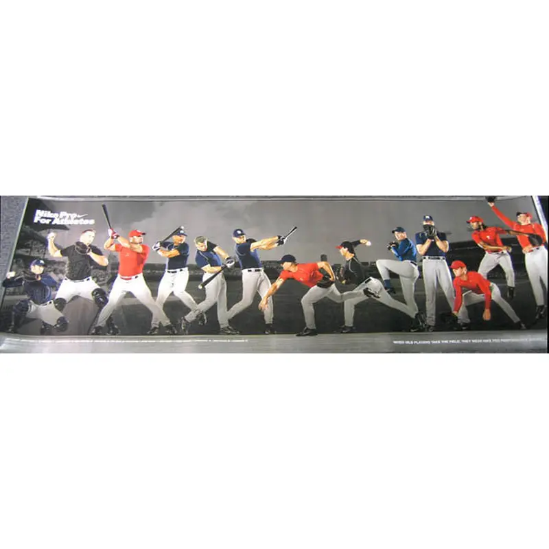 Nike Pro Baseball HUGE WALL-SIZED Poster - Nike Inc. 2005