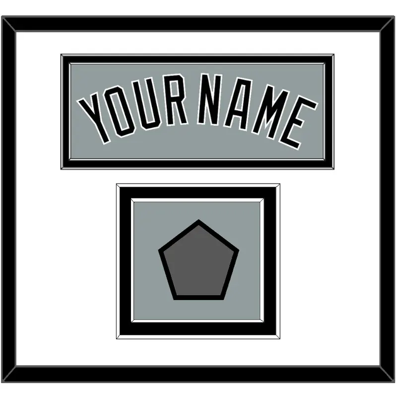 Chicago Name & World Series Champions Patch - Road Gray - Double Mat 1