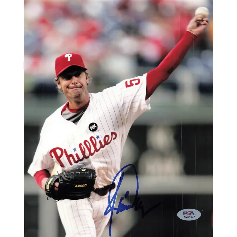 JAMIE MOYER signed 8x10 photo PSA/DNA Philadelphia Phillies Autographed